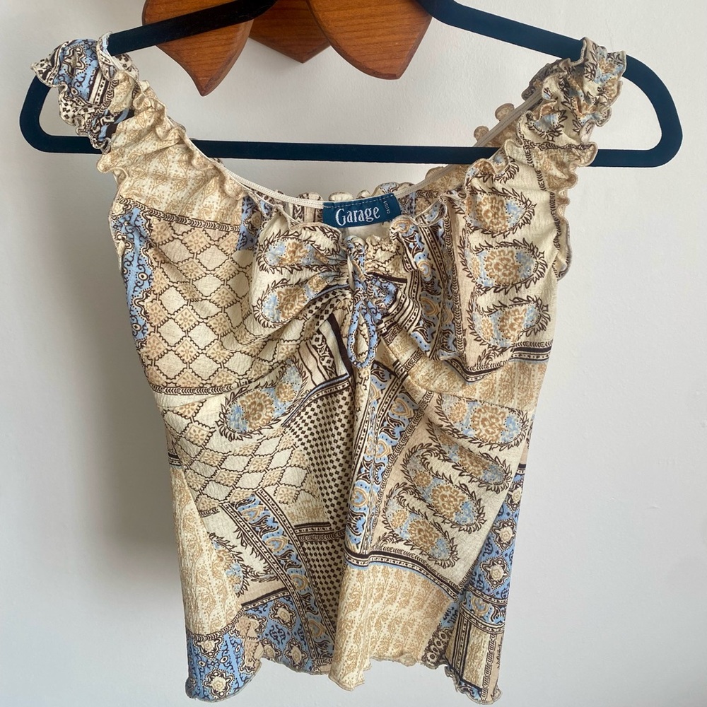 Vintage Garage Paisley Top
